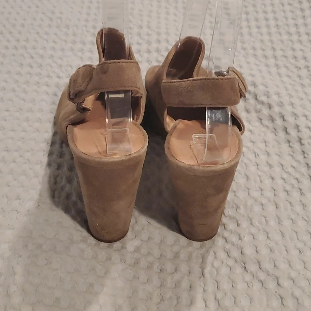 Madewell The Irene Suede Open Toe Mule Sandal Size 8 (#21)